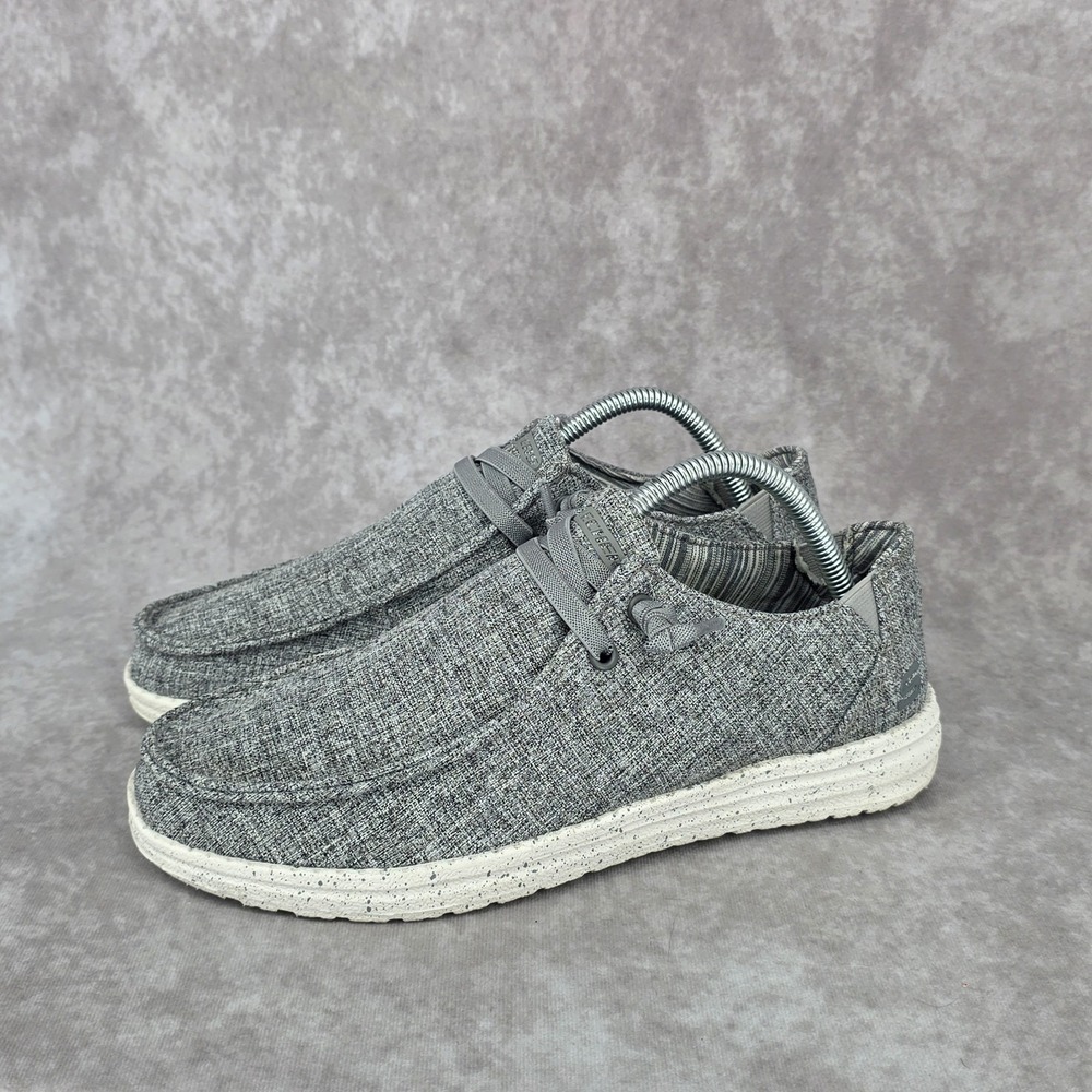 Skechers Melson Chad Men's Gray Casual Slip-On Loafers Shoes Size 7.5 Moccasin